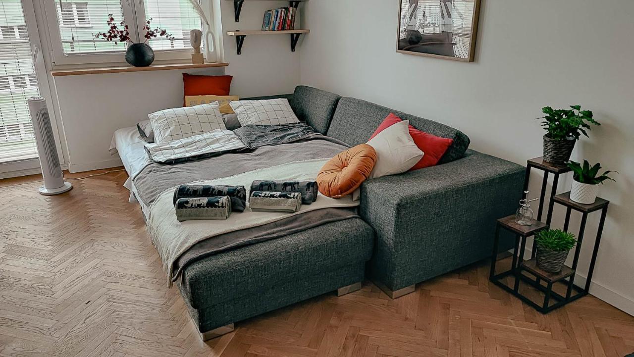 Przestronny Apartament W Centrum Leilighet Warszawa Eksteriør bilde