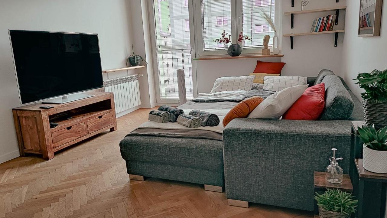Przestronny Apartament W Centrum Leilighet Warszawa Eksteriør bilde